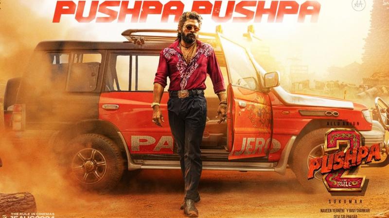 Allu Arjun shares the poster of 'Pushpa 2: The Rule' news in hindi