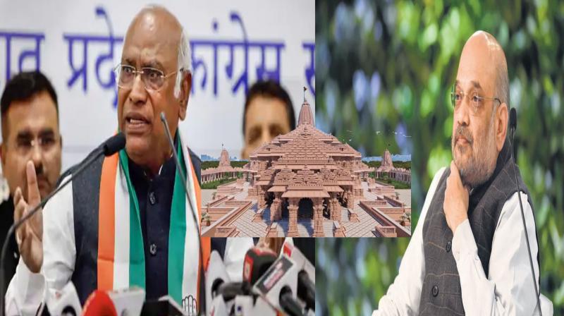 Saints should announce the date of completion of Ram temple, not Amit Shah: Kharge