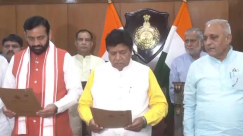 Chief Minister Nayab Singh Saini took oath as MLA News In Hindi