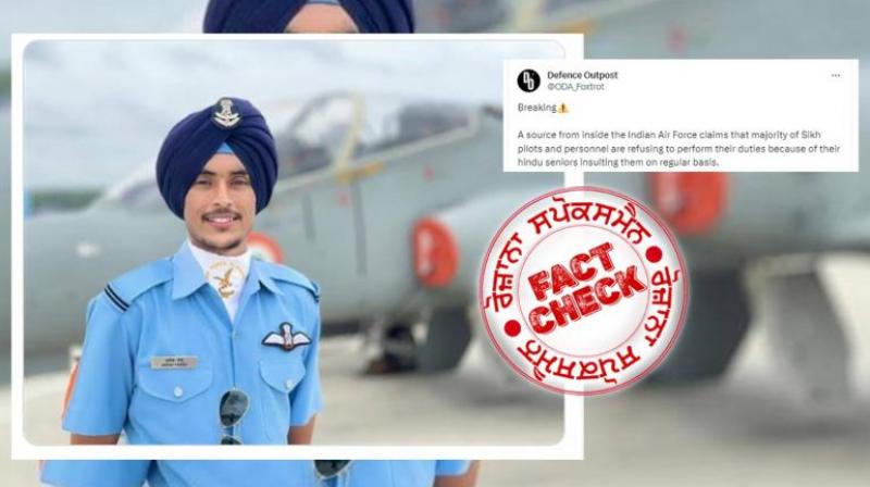 Fact Check IAF Denied viral claiming regarding Sikh Pilots regretting their duty