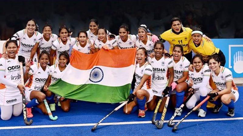 India won the Women's Nations Cup by defeating Spain, a historic victory for the women's hockey team