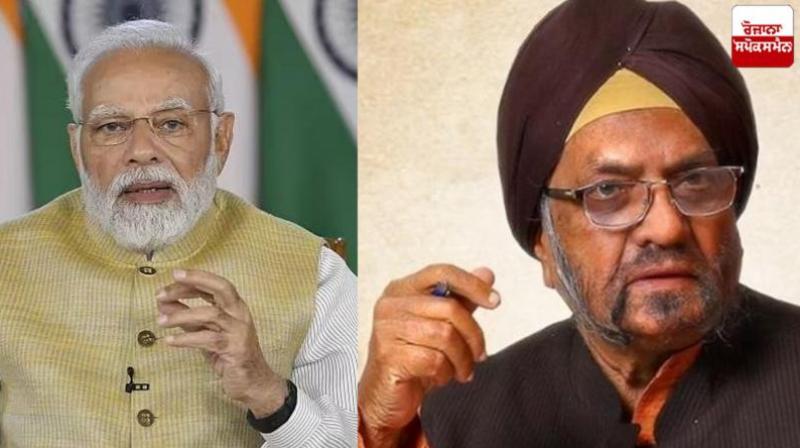  PM Modi expressed grief over the demise of Spokesman founder Late Sardar Joginder Singh Ji