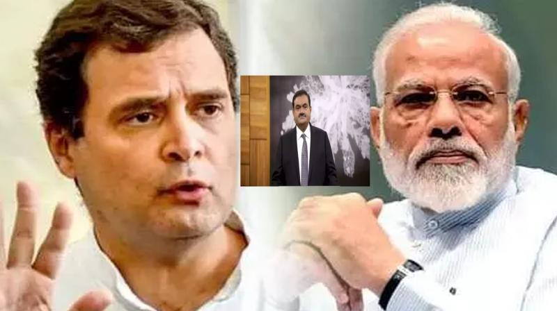 Rahul Gandhi targets Prime Minister Modi over relations with Adani