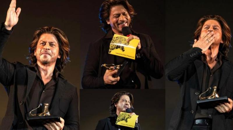 Bollywood icon Shahrukh Khan honored with Pardo alla Carriera Award in Switzerland