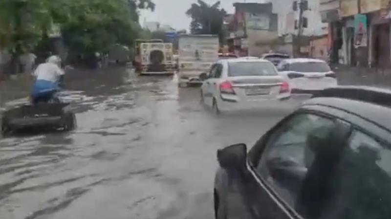 Heavy rain in Delhi, Noida, Gurugram, waterlogging in many areas news in hindi