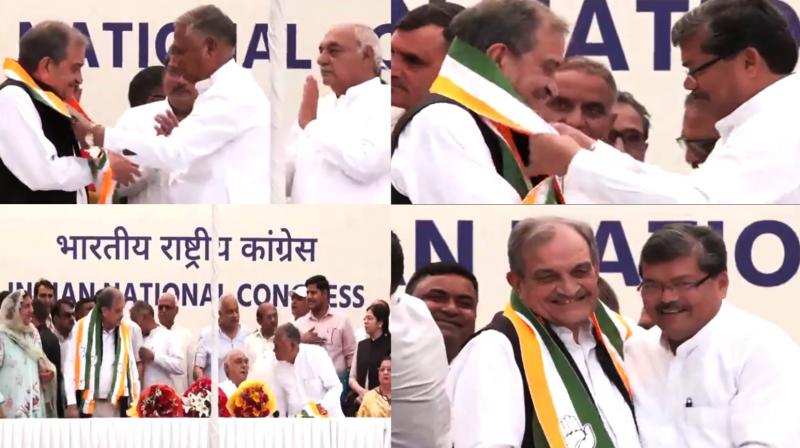 Former BJP leader Chaudhary Birendra Singh joins Congress