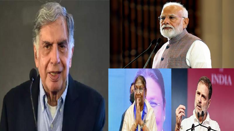 Ratan Tata Death PM Modi Rahul Gandhi expressed grief News in hindi