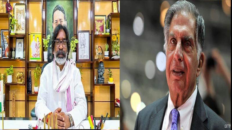 CM Hemant Soren expressed grief over Ratan Tata death News In Hindi