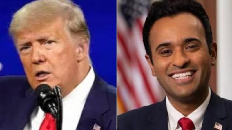  Donald Trump and Vivek Ramaswamy