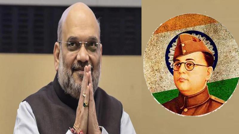 Amit Shah pays tribute to Netaji Subhash Chandra Bose