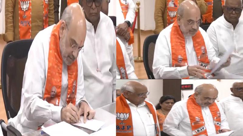 Amit Shah filed nomination from Gandhinagar Lok Sabha seat