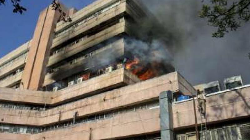 Fire broke out in Bhopal's Satpura building, brought under control with the help of Air Force