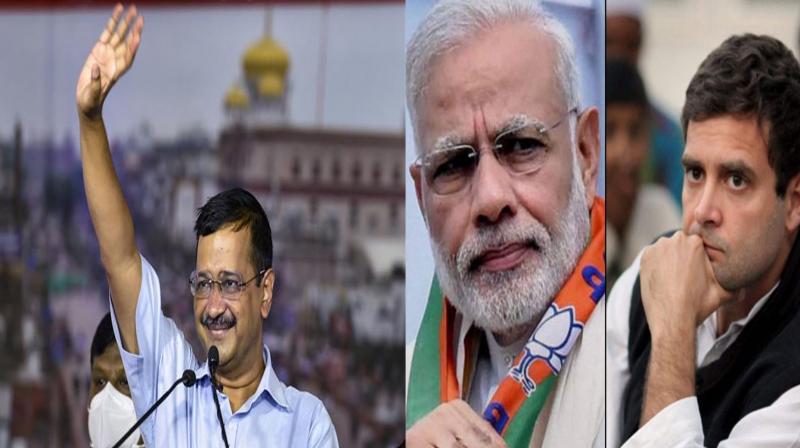 Gujarat elections: AAP's craze on social media, BJP and Congress behind