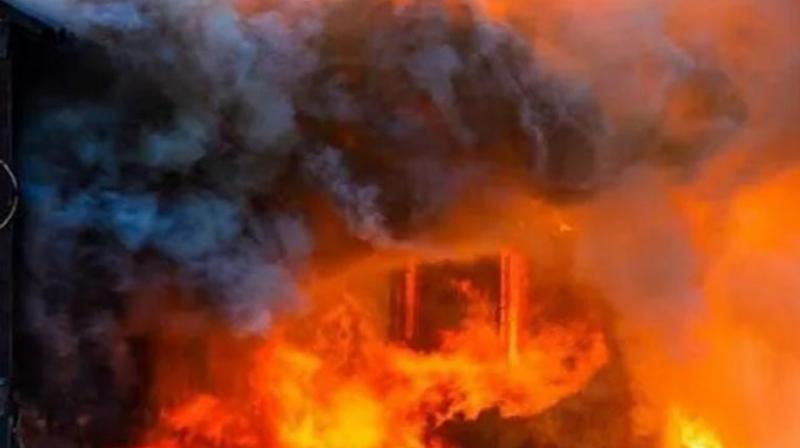 Himachal Pradesh Three people including two children died in fire in Una, Himachal Pradesh