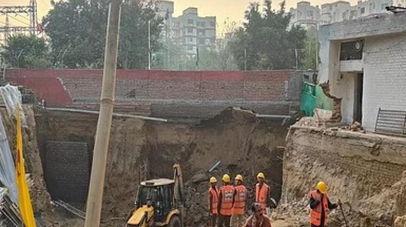 Major accident in Gurugram, many workers buried after wall collapse near Jagannath temple