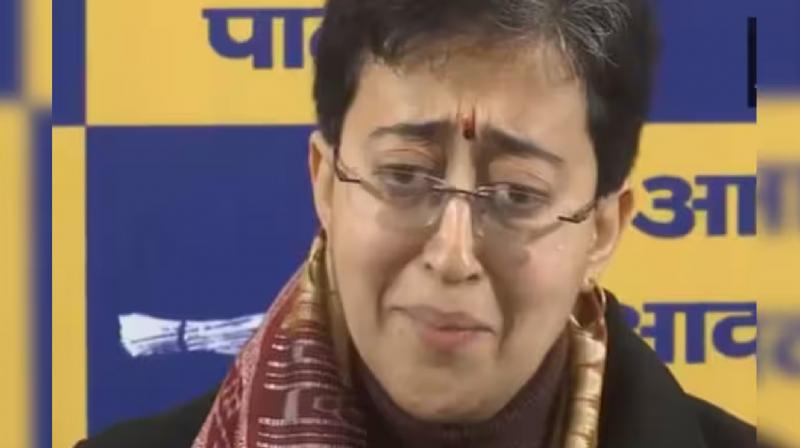 Atishi cried over Ramesh Bidhuri's alleged objectionable remarks news in hindi