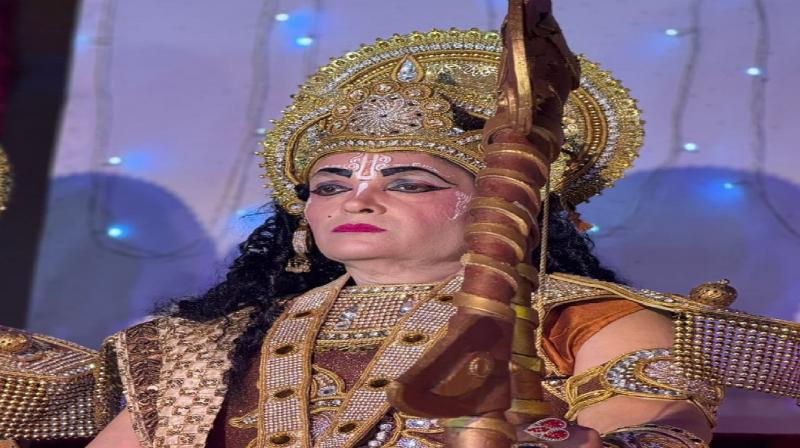 Artist Lord Ram dies heart attack during Ramleela delhi news in hindi