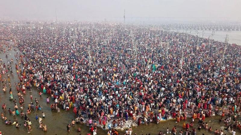 Mahakumbh 66 Crore People Took a Dip of Devotion in 45 Days News In Hindi