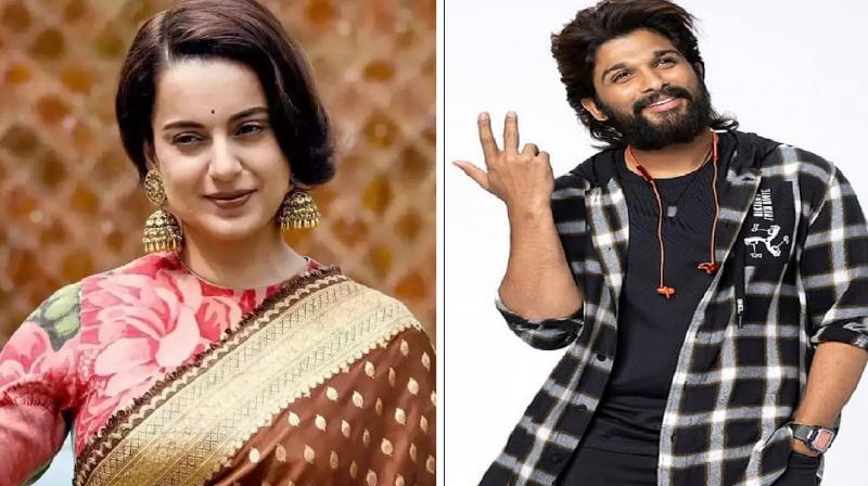 Kangana Ranaut expressed support after Allu Arjun arrest news in hindi