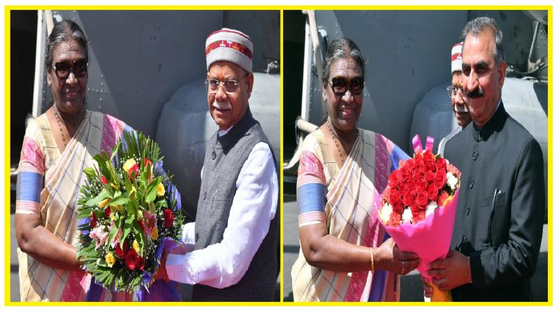 President Draupadi Murmu reached Himachal news in hindi