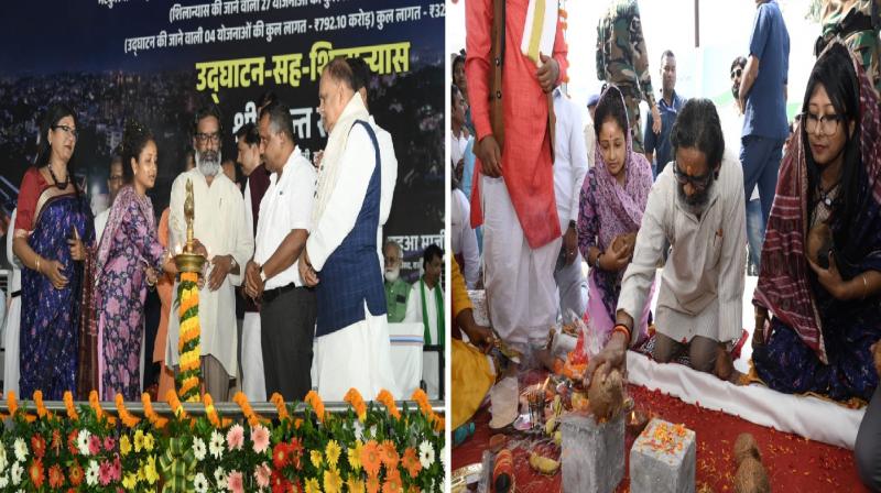 CM Hemant Soren gifted 31 projects to the state news in hindi