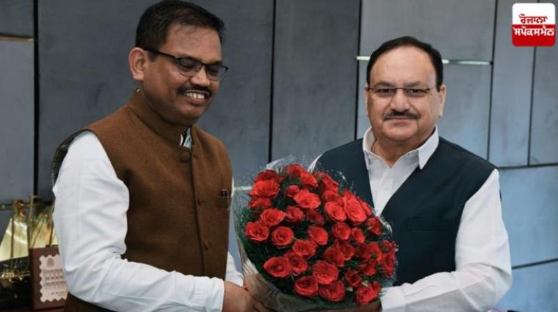 Special Chief Secretary met Union Minister Nadda news in hindi