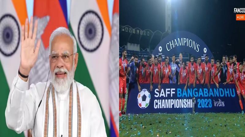 PM congratulates the Indian team 