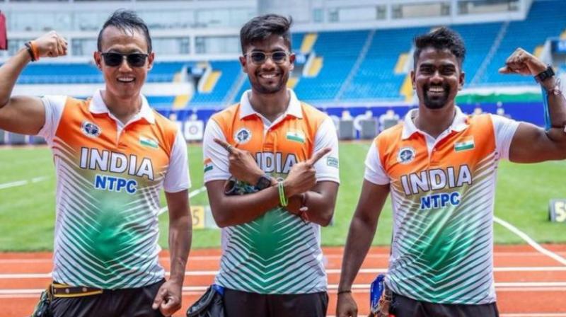 Paris Olympics 2024 India Archery Mens Team Qualifies For Quarterfinals news in hindi