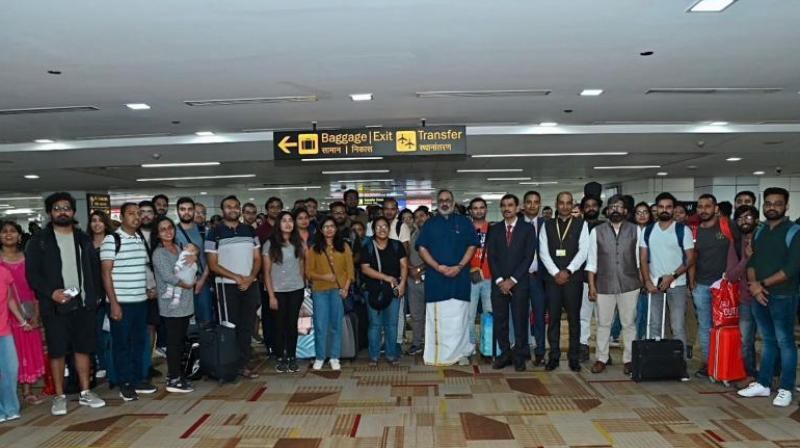 Operation Ajay: Flight carrying 212 Indians from Israel lands in Delhi