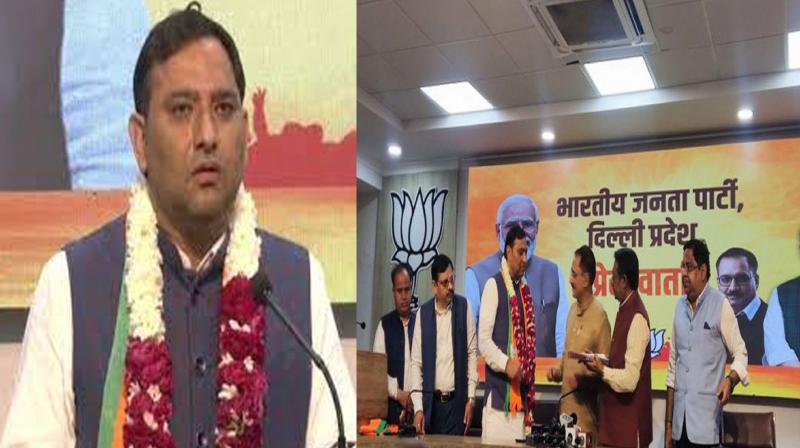 AAP Councilor Pawan Sehrawat joins BJP 