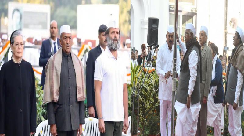 New Delhi: Congress celebrated foundation day, Kharge hoisted the flag