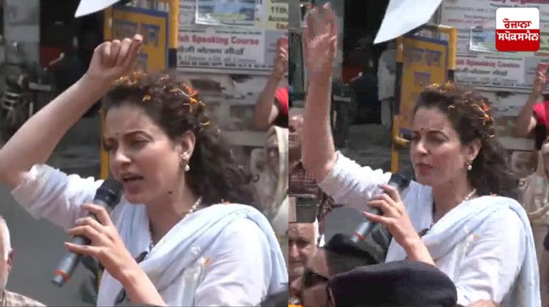 Himachal Pradesh mandi, Kangana Ranaut Road show news in hindi