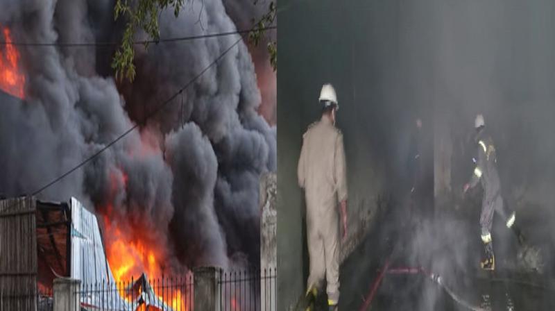 Fierce fire in building in Greater Noida, more than 60 people...