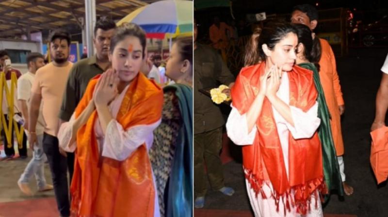 Janhvi Kapoor reached Siddhivinayak temple to seek Bappa's blessings on Gudi Padwa