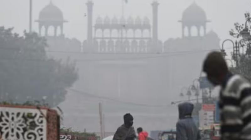 Delhi Weather Cold wave grips city light rain likely News In Hindi