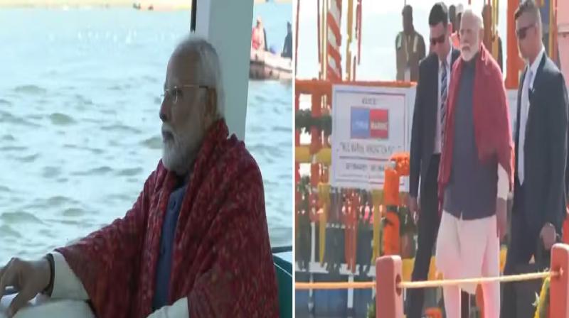 PM Modi reaches Prayagraj, Mahakumbh Mela 2025 news in hindi