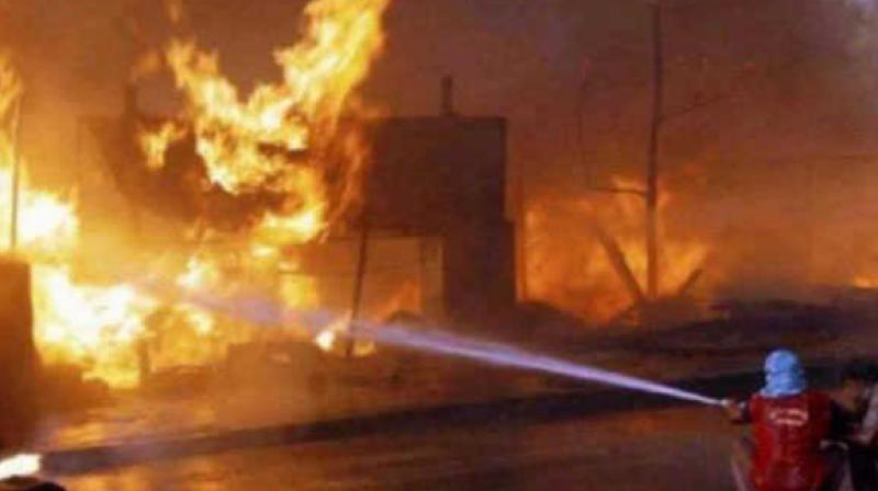 Bengal: Fire breaks out in 'dumping yard' of hospital, no casualties