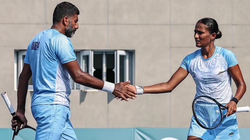  Indian pair of Rohan Bopanna and Rutuja Bhosale won gold in tennis.