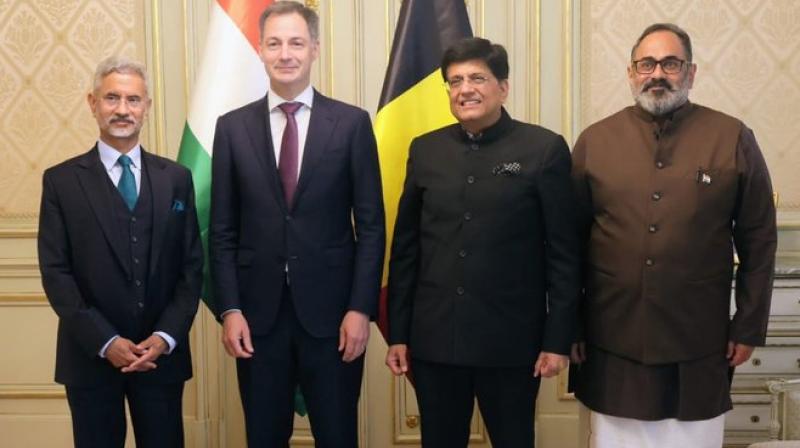 Foreign Minister S. Jaishankar meets Belgian PM