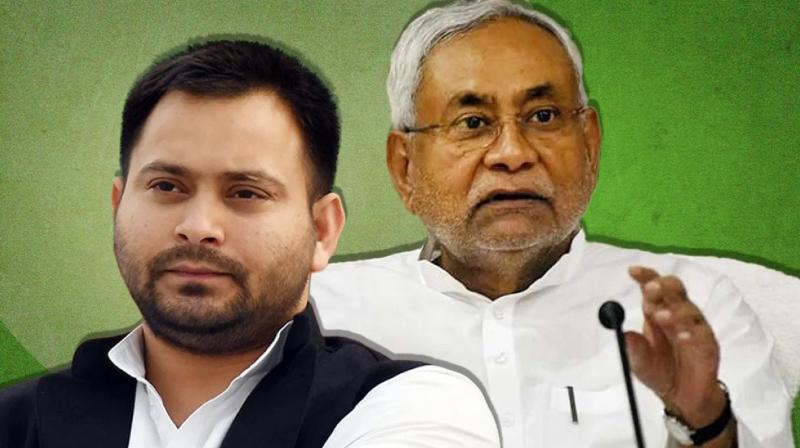 Bridge collapsed in Bhagalpur, Tejashwi Yadav targeted Nitish Kumar on corruption news in hindi