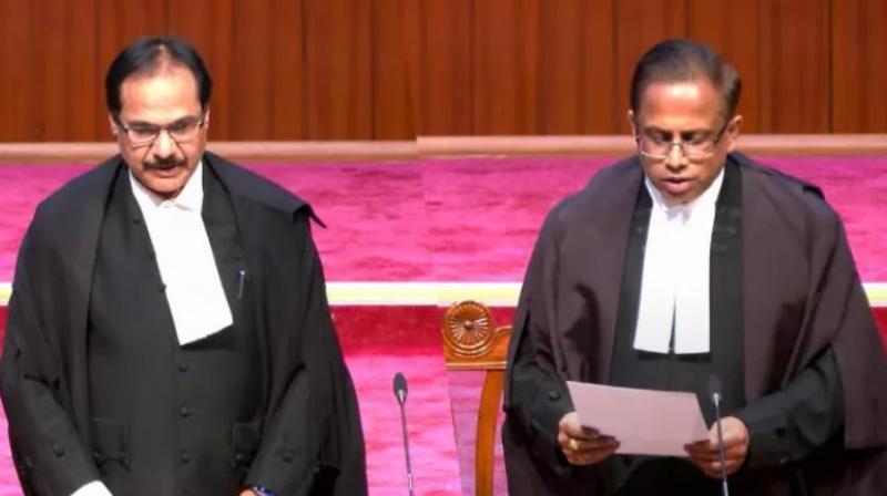  Prashant Mishra, KV Viswanathan take oath as SC judges