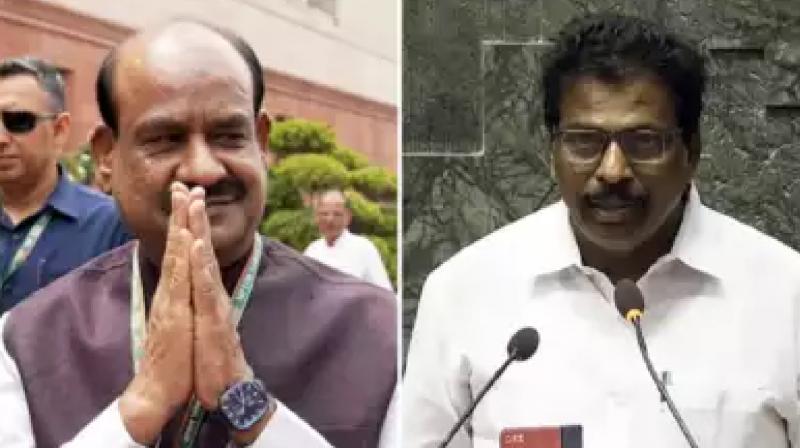 Contest between Om Birla and K Suresh for the post of Lok Sabha Speaker