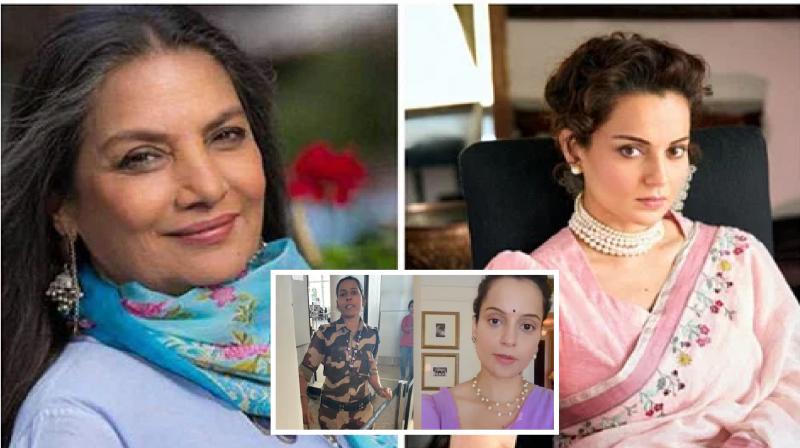 Shabana Azmi on Kangana Ranaut slapping incident news in hindi