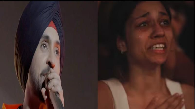 Diljit Dosanjh took stand after seeing crying Girl fan being trolled news In Hindi