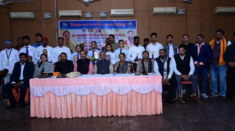 Ramdev Mahato Memorial Open State Taekwondo Competition begins news in hindi