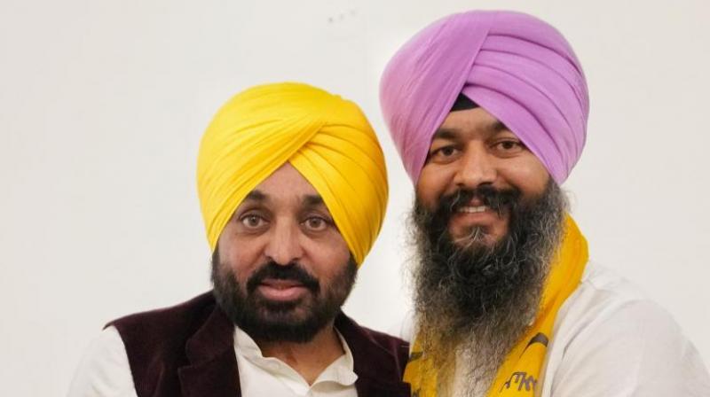 sad lok sabha candidate hardeep singh butrela joined aap news in hindi