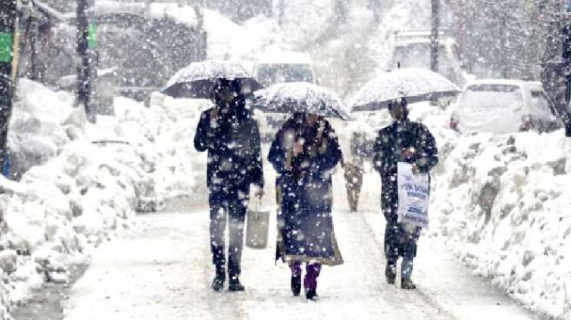 Yellow alert issued for heavy snowfall