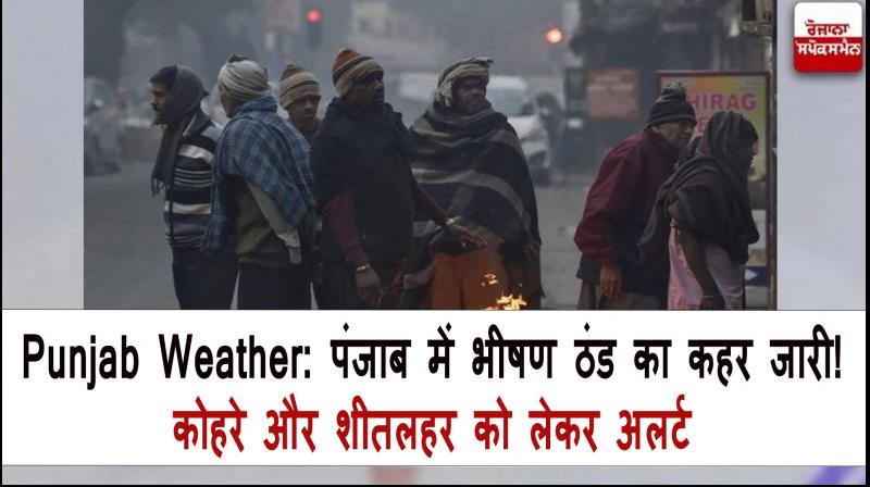 Punjab Weather Update today Alert regarding fog and cold wave