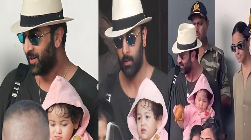 Ranbir Kapoor Alia Bhatt daughter Raha Kapoor New Video 