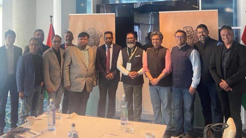 Chief Minister Hemant Soren met NRI businessmen in Barcelona news in hindi